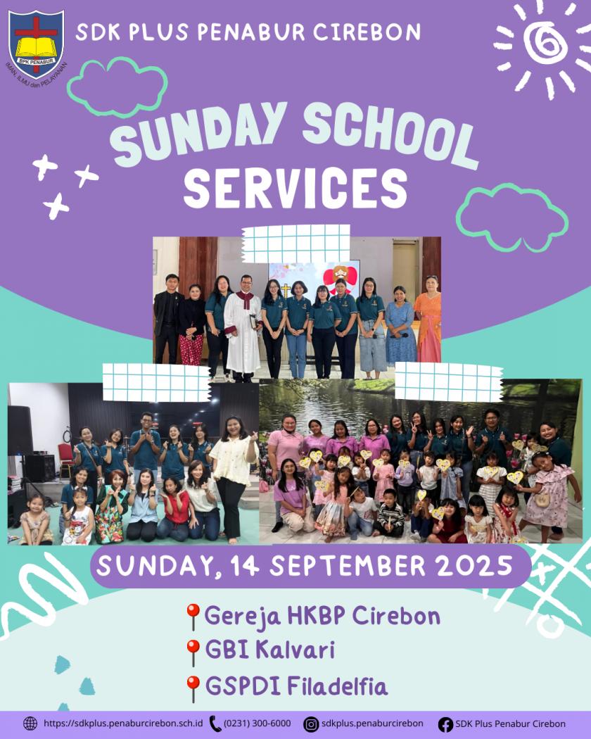 SDK Plus PENABUR Shared God’s Love through Sunday School Service
