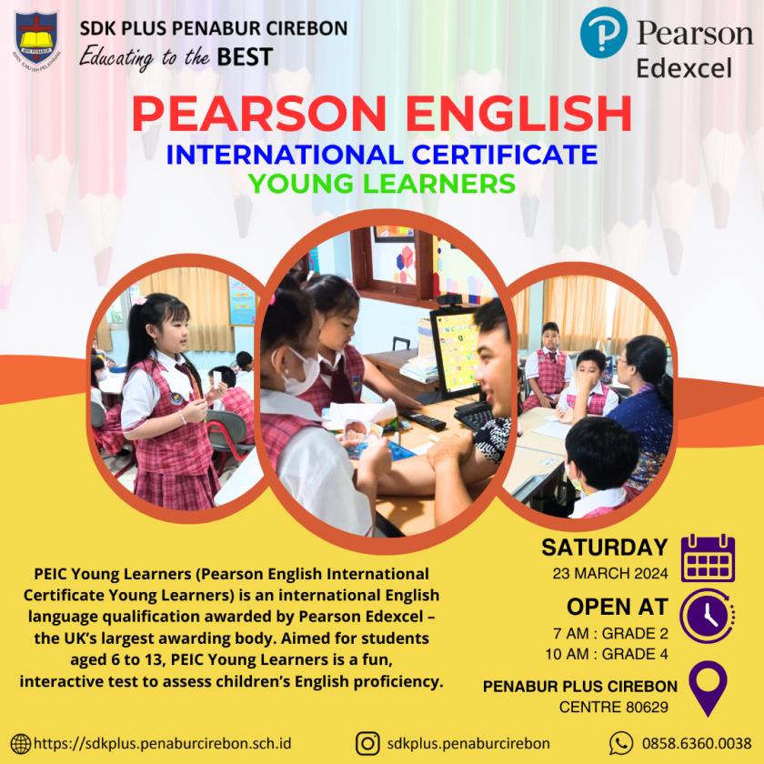 Pearson English International Certificate 2024